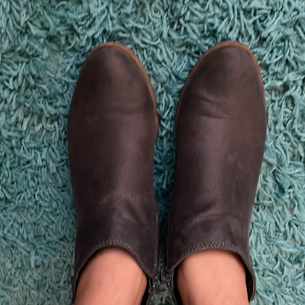 Blue Ankle boots